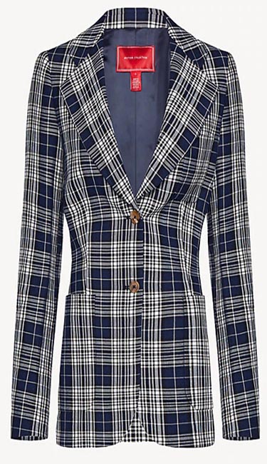 Linen Blend Logo Tape Blazer from Tommy Hilfiger