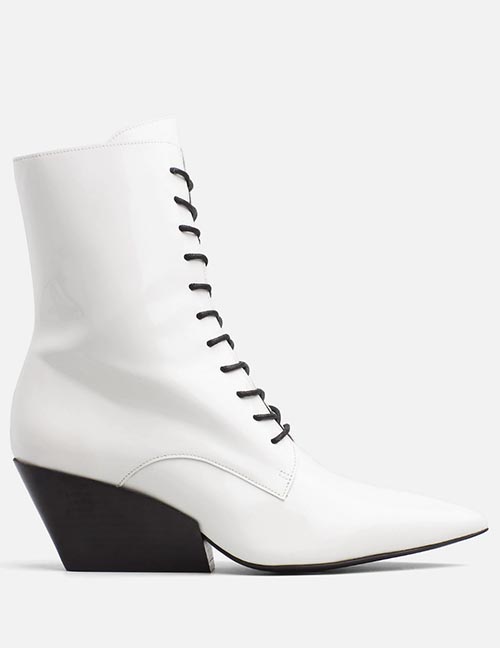 Patent Leather Ankle Boots From Calvin Klein