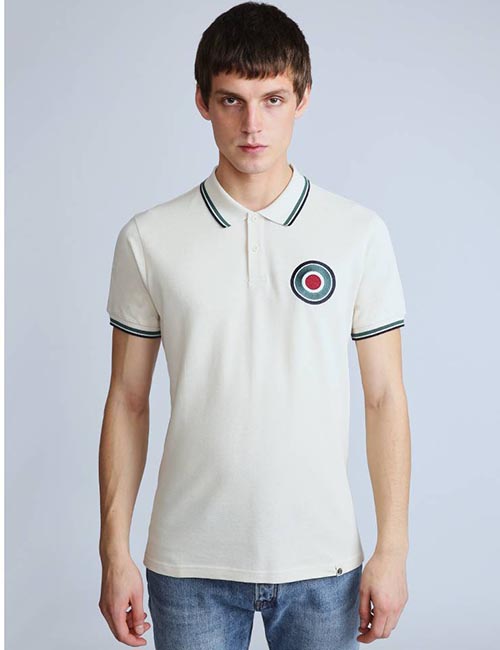 Target Chest Badge Polo Shirt From Pretty Green