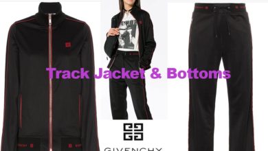 Track jacket and bottoms from Givenchy