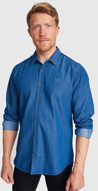 Unisex Denim Shirt From Grown