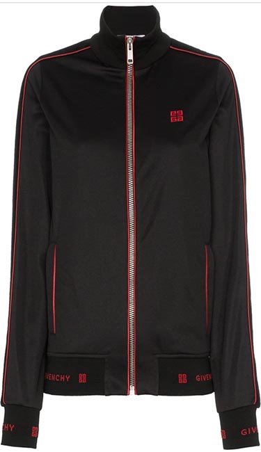 logo embroidered track jacket from Givenchy