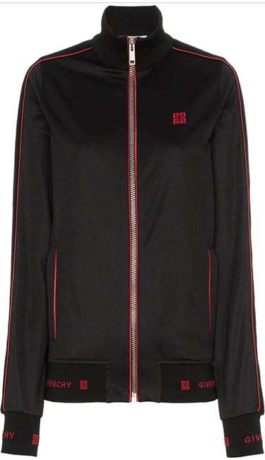 Logo Embroidered Track Jacket From Givenchy