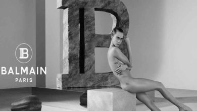 Cara Delevingne peels off for Balmain Spring campaign 2019