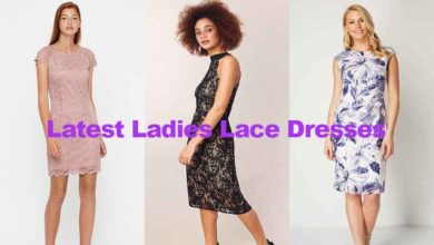 Fashion review latest ladies lace dresses