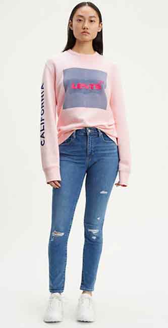 Ladies 721 High Rise Skinny Jeans From Levi