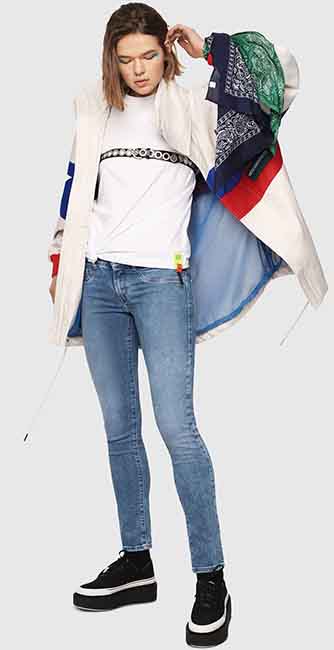 Ladies Livier Super Skinny Jeans from Diesel