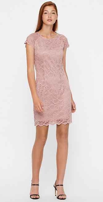 Ladies Detailed Lace Dress From Vero Moda