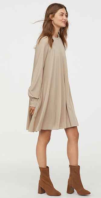 Teenager Pleated Dress From H&Amp;M