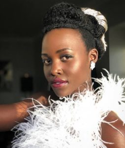The Black Panther actress always looks incredible on the red carpet (Nick Barose Instagram photo)