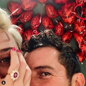 The couple confirmed their engagement on Instagram (Katy Perry Instagram)