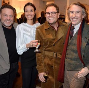 The Pair Hit It Off At The Launch Of Steve'S Film, Stan &Amp; Ollie (Melanie Sykes Instagram)