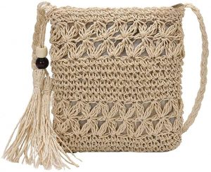 Mini Straw Handbags With Tassel