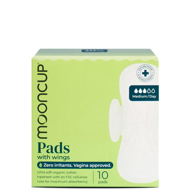 4 Best Female Intimate Care This April Mooncup Pads with Wings Medium Day 10 Pack